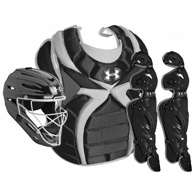 Under Armour Junior Victory Series Girl's Faspitch Catcher's Gear Kit - Junior 9-12 Black