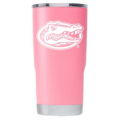 Florida Gators 20 oz. Stainless Steel Powder Coated Tumbler Pink