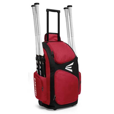 Easton Traveler Baseball/Softball Stand-Up Wheeled Bag Red