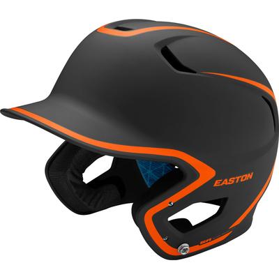 Easton Z5 2.0 Matte Two Tone Senior Batting Helmet Black/Orange