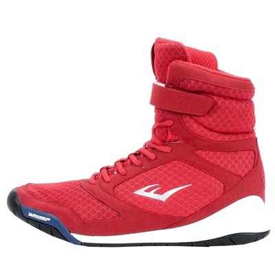 Everlast Elite High Top Boxing Shoes Red