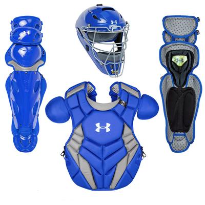 Under Armour Pro Series 4 NOCSAE Certified Youth Catcher's Set - Ages 12-16 Royal