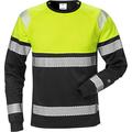 Fristads Workwear 129513 Mens Class 1 High Vis T Shirt Hi Vis Yellow - Black L