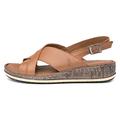 Hush Puppies Women's Elena Sling Back Sandals, Brown (Tan Tan), 4 UK