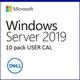 DELL Windows Server 2019 10 CAL - Betriebssysteme (Erstausrüster (OEM), Kundenzugangslizenz (CAL), 10 Lizenz(en), 32 GB, 0,512 GB, 1,4 GHz)