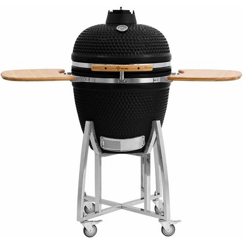 Kamado Grill Holzkohlegrill ø 52 cm kuro schwarz Keramikgrill – Bbq-toro