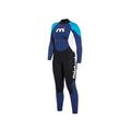 MISTRAL Damen Wetsuit 4/3 GBS Full Suit, Blau-Weiß-Schwarz, M