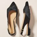 Anthropologie Shoes | Anthropologie Paulina Slingback Flats | Color: Black | Size: 7