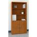 Bush Business Furniture Series C 72.8" H x 35.70" W Standard Bookcase Wood in Gray | 72.8 H x 35.7 W x 15.35 D in | Wayfair SRC103NC