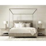 Bernhardt Milo Canopy Bed Wood in Brown/Gray | 86 H x 81 W x 85 D in | Wayfair K1302