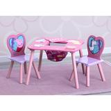 Delta Children Peppa Pig 3 Piece Play Table & Chair Set Wood in Brown/Pink | 17.72 H x 24 W in | Wayfair TT87435PG-1171