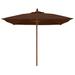 Darby Home Co Sanders 6' Manual Lift Square Market Umbrella Metal in Brown | Wayfair DBHM7785 42917119