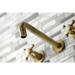 Kingston Brass Made to Match Commercial Grade Grab Bar Metal in Gray | 1.25 H in | Wayfair GB1424CS