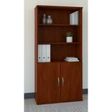 Bush Business Furniture Series C 72.8" H x 35.70" W Standard Bookcase Wood in Gray | 72.8 H x 35.7 W x 15.35 D in | Wayfair SRC103HC