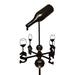 Dalvento, LLC Wine Bottle Weathervane Aluminum/Metal in Black/Gray | 33 H x 15 W x 18 D in | Wayfair 223B