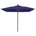 Darby Home Co Sanders 6' Manual Lift Square Market Umbrella Metal in Blue/Navy | Wayfair DBHM7785 42917117