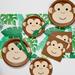 Creative Converting Monkey Party Supplies Kit for 24 Guests in Brown/Green | Wayfair DTCMNKAF2B