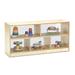 Jonti-Craft Portable 5 Compartment Shelving Unit w/ Casters Wood in Brown | 29.5 H x 48 W x 18 D in | Wayfair 0392JC18PL
