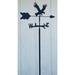 The Lazy Scroll Garden Mount Eagle Weathervane Metal in Black | 68 H x 18 W x 13 D in | Wayfair eaglein