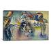 Vault W Artwork 'Saint George Rider & the Dragon' by Wassily Kandinsky Painting Print on Canvas in Blue/Yellow | 26 H x 40 W x 1.5 D in | Wayfair