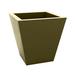 Vondom Cono Self Watering Lacquered Polyethylene Pot Planter Resin/Plastic in Brown | 23.5 H x 23.5 W x 23.5 D in | Wayfair 41160F-KHAKI