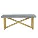 Gracie Oaks Cormican Wood Bench Wood in Gray | 18 H x 50 W in | Wayfair F28DF02A5C08480CB41FA3948BE8E4A7