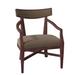 Fairfield Chair Douglas Upholste King Louis Back Arm Chair Wood/Upholste in Red | 31.5 H x 23.5 W x 21.5 D in | Wayfair