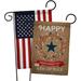 Breeze Decor Independence Day Americana Fourth of July Impressions Decorative 2-Sided 19 x 13 in. Garden Flag in Red/Blue/White | Wayfair