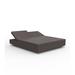 Vondom Vela - Square Daybed w/ 2 Reclining Backrests - 78.75"x78.75" - Basic Plastic in Gray/Brown | 15.75 H x 70.75 W x 78.75 D in | Outdoor Furniture | Wayfair