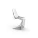 Vondom Voxel Stacking Patio Dining Chair Plastic/Resin in White | 33.5 H x 21.25 W x 21.25 D in | Wayfair 51033-WHITE