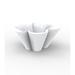 Vondom Agatha Resin Pot Planter Plastic in White | 17.75 H x 39.25 W x 37 D in | Wayfair 52003F-WHITE
