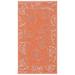 Orange 31 x 0.25 in Indoor/Outdoor Area Rug - Winston Porter Herefordshire Floral Terracotta Indoor/Outdoor Area Rug | 31 W x 0.25 D in | Wayfair