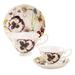 Grace's Tea Ware Pansy Bone China Teacup & Saucer Bone China/Ceramic | 2.5 H in | Wayfair S13247B-4T/2