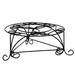 Fleur De Lis Living Mariya Round Etagere Plant Stand Metal in Black | 6.25 H x 14.4 D in | Wayfair F6654D15A56B42A9907605BA636EE3BB