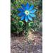Rosalind Wheeler Kinetic Flower Motion Spinner Sankey Rorator Metal | 51 H x 12 W x 12 D in | Wayfair 7768BD7A22394D2CBB0104F801F18504