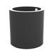 Vondom Cilindro Polyethylene Pot Planter Resin/Plastic in Gray | 39.25 H x 47.25 W x 47.25 D in | Wayfair 40312RF-ANTHRACITE