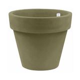 Vondom Maceta - Resin Pot Planter - Self Watering Resin/Plastic in Brown | 40.75 H x 47.25 W x 47.25 D in | Wayfair 40112R-KHAKI