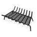 Symple Stuff Bulah Fireplace Grate Steel in Gray | 9 H x 20 W x 17 D in | Wayfair 8453A04FA37C4AF88F02E7BE6A3DB332