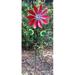 Rosalind Wheeler Kinetic Flower Motion Spinner Sankey Rorator Metal | 51 H x 12 W x 12 D in | Wayfair E178017DE04D4183873BB2DBFD8C493A