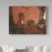 Vault W Artwork 'Madame Camus' by Edgar Degas Oil Painting Print on Wrapped Canvas Metal in Brown/Red | 24 H x 32 W x 2 D in | Wayfair