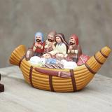 The Holiday Aisle® Artisan Crafted Christmas Nativity Scene Ceramic | 5 H x 5.3 W x 3.5 D in | Wayfair 216453