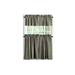 Rosalind Wheeler Chittening 100% Cotton Room Darkening Curtain Panels 100% Cotton in White/Black | 72" W x 36" L | Wayfair