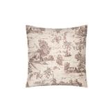 Canora Grey Avaline 300 Thread Count Toile Egyptian Certified Cotton Sateen Pillowcase 100% Cotton | Euro | Wayfair