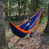 Arlmont & Co. Gould Camping Hammock in Red/Blue | 1 H x 78 W x 118 D in | Wayfair ED68C70242BC40B5862921BD43E17816