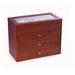 Red Barrel Studio® Watch Box Wood/Fabric in Brown | 13 H x 8.5 W x 16.5 D in | Wayfair E24AAAE11949403AB15EF09B42F9A800