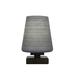 Millwood Pines Luna 1-Light Table Lamp Glass/Metal in Gray | 8.75 H x 6 W x 6 D in | Wayfair 3825E5953A9E4660A526114E0A20BDAE