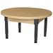 Wood Designs Adjustable Height Circular Activity Table Wood/Laminate in White | 18 H in | Wayfair HPL36RNDA1217