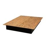 Loon Peak® Cowarts Upholstered Platform Bed Wood in Black | 10 H x 37.5 W x 79 D in | Wayfair 56A70723A9F14D1B9D0B9766E13D0BD9