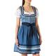 Stockerpoint Damen Dirndl Angelica Kleid für besondere Anlässe, blau, 40