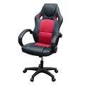 Gaming Chair, Racing Style Office High Back Ergonomic Conference Work Chair Reclining Computer PC Swivel Desk Chair with Lumbar Support&Adjustable Task Gas lift PU Leather (Red)